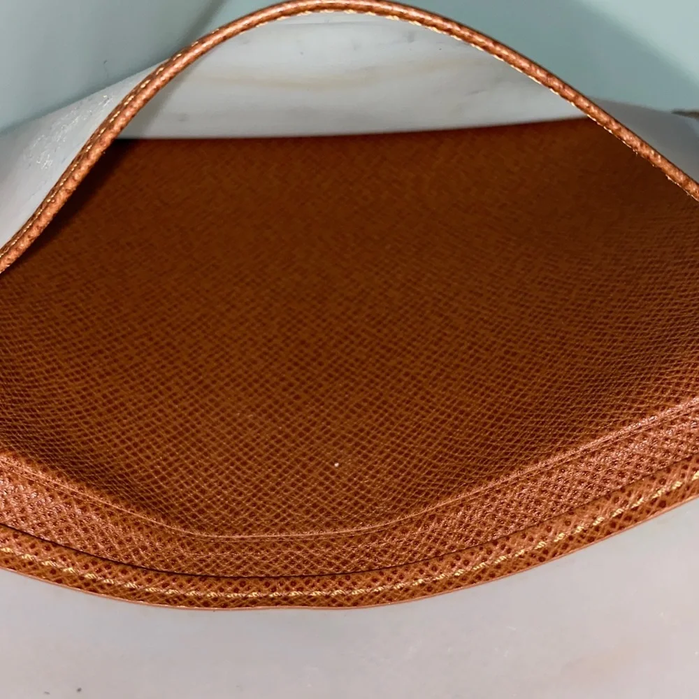 Authentic Louis Vuitton Tan Leather Card Holder